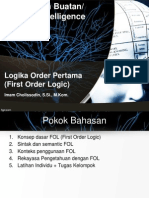 10 Logika Order Pertama First Order Logic AI EFIK V2.06