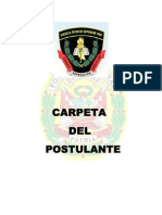 Carpeta de Postulante A La Ets-Pnp 2013-II