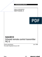 SAA3010 Infrared Remote Control