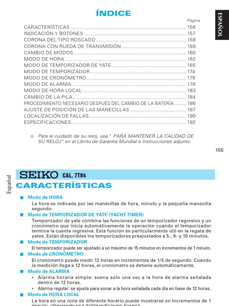 seiko velatura yachting timer manual