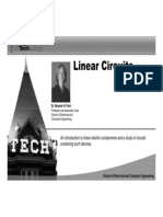 Linear Circuits: An Introduction To Linear Electric Components and A Study of Circuits Containing Such Devices