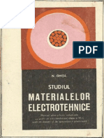 Studiul Materialelor Electrotehnice PDF