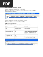 Inventory Journal - Transfer Journal