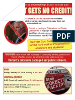 Send Corbett Packing! Rally For Schools