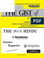 Gist of Hindu Yojana Science Reporter
