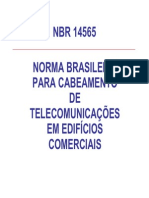 NBR 14565 Cabeamento de Telecomunicações