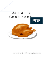 Sarah's Cookbook: A A A A A A A A F F F F