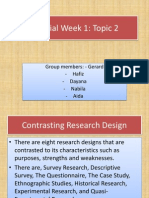 Tutorial Week 1