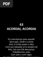 63 - Acordai, Acordai