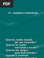 77 - Guarda o Contacto