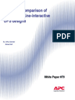 WP-79 Technical Comparison of on-Line vs. Line-Interactive UPS Designs