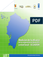 Medicion de La Eficacia de La Cooperacion Al Desarrollo A Nivel Local