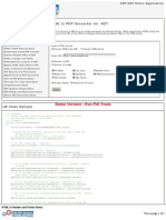 Getting Started With EVO HTML To PDF Converter