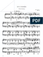Mazurka Op. 8, No. 1 by M. K. Čiurlionis / M. K. Čiurlionis Mazurka Op. 8 Nr. 1