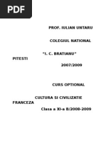 Download OPTIONAL - Cultura Si Civilizatie by Shadow One SN19970859 doc pdf