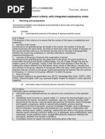 104198 Delta Module Two Teaching Assessment Criteria With Explanatory Notes