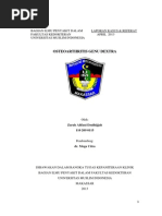Download Referat osteoartritis genu by Zarah Alifani Dzulhijjah SN199711178 doc pdf