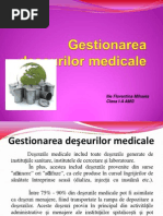 Gestionarea Deseurilor Medicale