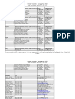 Greeter Schedule