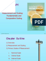 Marketing Research Module 3 Scaling