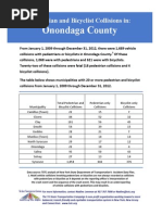 Onondaga Bicycle Collisions