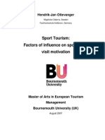 Sports Tourism - Factors of Influence on Sport Event Visit Motivation - Hendrik Jan Ottevanger