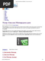 Download Wasap_ Aqu est todo sobre Whatsapp - Como usar paso a paso by Daniel Gonzalez Mejia SN199747377 doc pdf