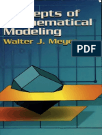 Concepts of Mathematical Modelling