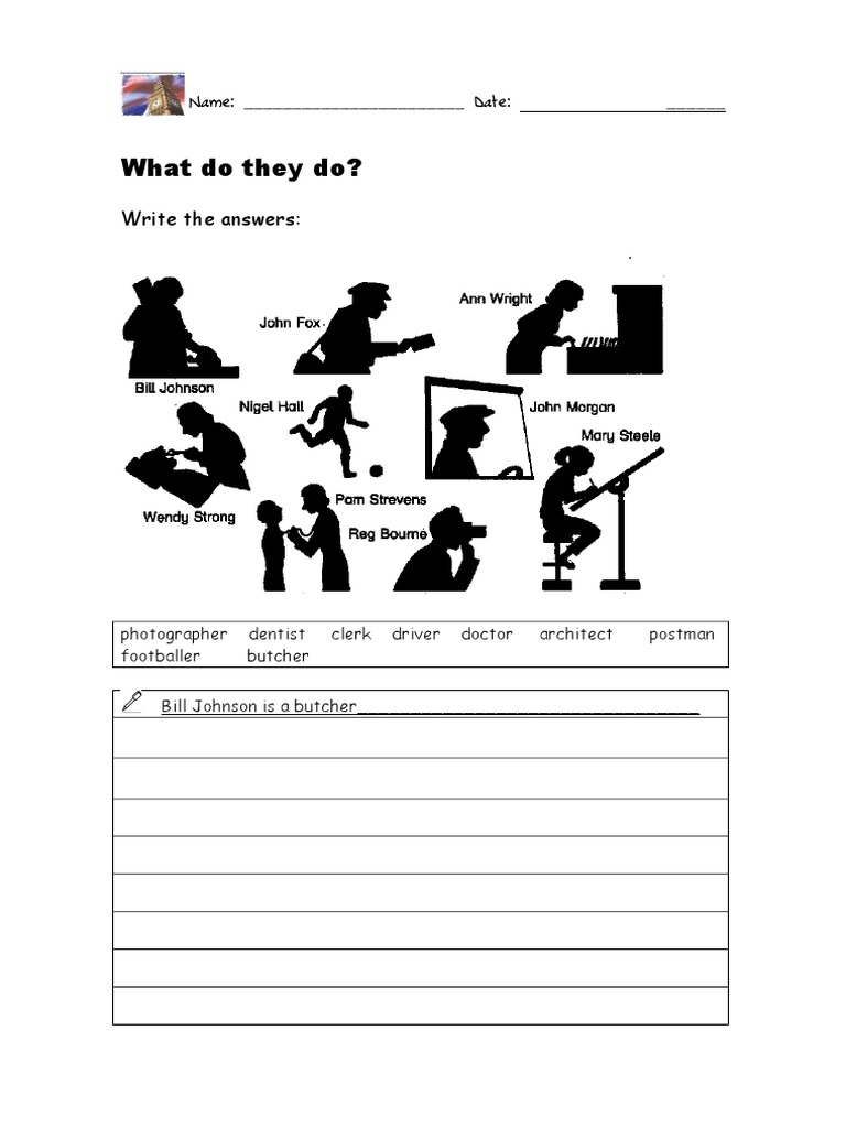 Job Descriptions Worksheet | PDF