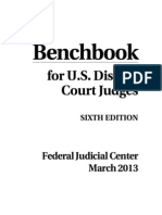 Benchbook for Usdc Judges