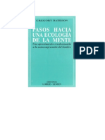 Bateson, Gregory - Pasos Hacia Una Ecología de La Mente