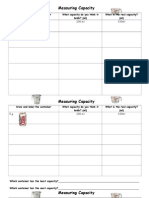 Estimating Measuring Capacity