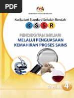 Modul Kemahiran Proses Sains KSSR Tahun 4