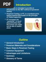 Penetrant Testing