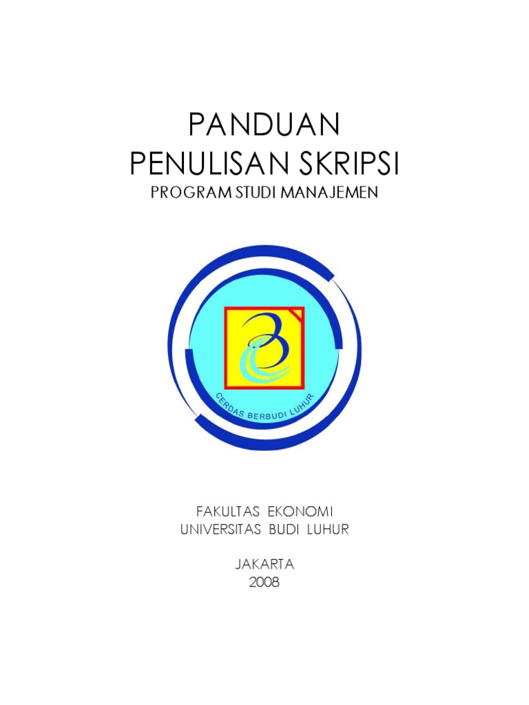 Panduan Penulisan Skripsi Manajemen