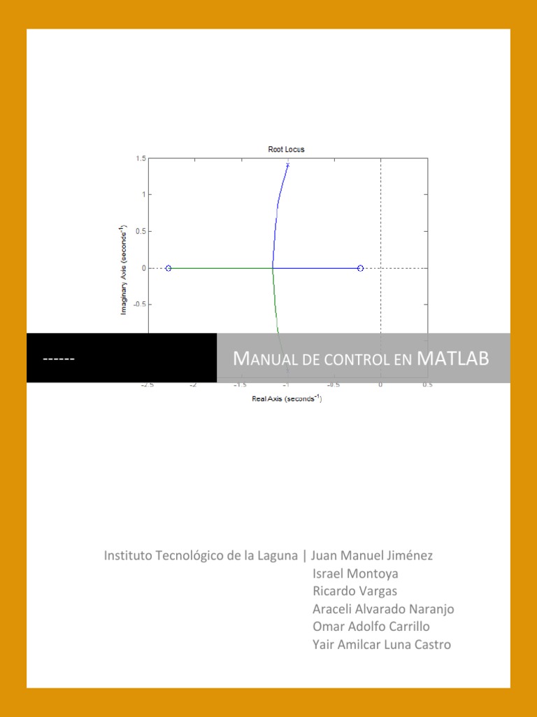 Manual de Control Con MATLAB | PDF | Matlab | Función (Matemáticas)