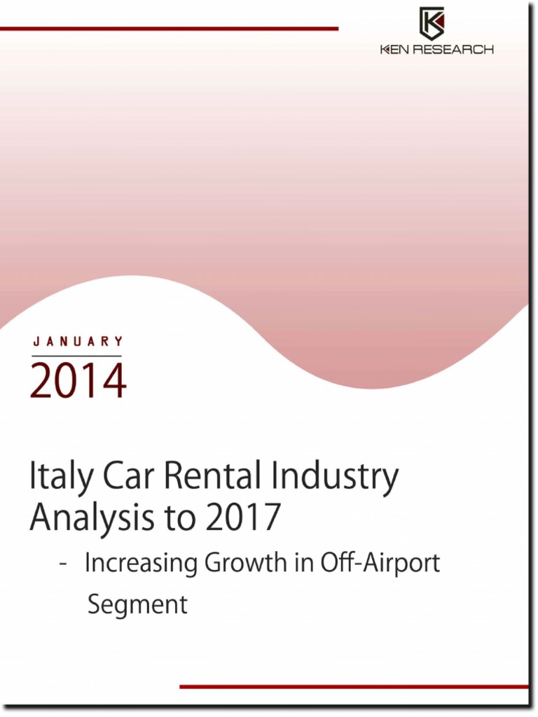 Automotive Industry Italy Car Rental Industry Research Report PDF