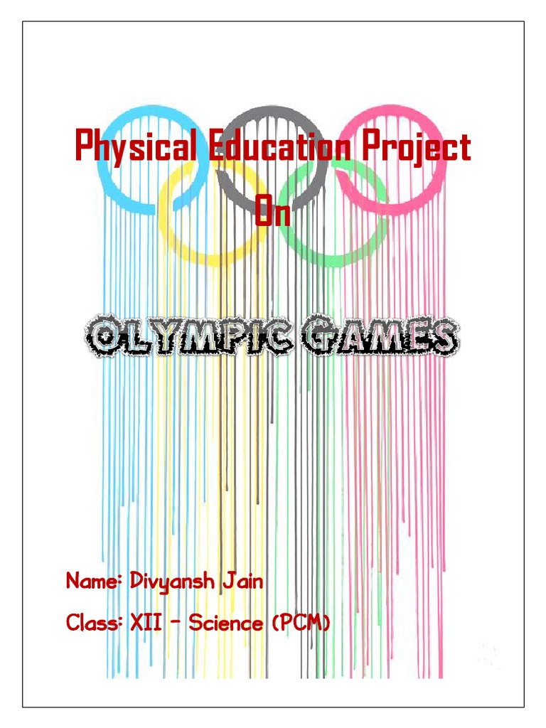 physical education project on olympic games