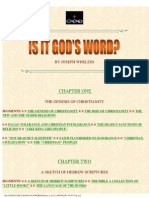 Is It God S Word