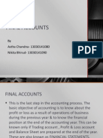 Final Accounts