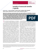 A Synergistic Assembly of Nanoscale Lamellar Photoconductor Hybrids