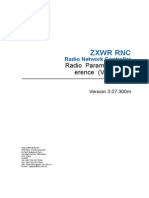 UM_RAN-01_RNC-24 ZXWR RNC (V3.07.300m) Radio Parameter Reference (Volume II) V1.0