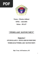Download Perilaku Konsumen Tugas Ke 7 - Makalah Studi Kasus Pengaruh Individu Thd Perilaku Konsumen by monicajuliani92 SN199814630 doc pdf