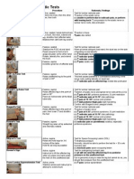 Lumbar Spine Orthopedic Test