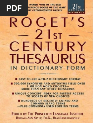 Roget S 21st Century Thesaurus 3rd Edition - 