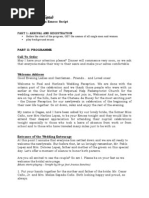 Sample Wedding Reception Script Pdf Organized Events Wedding