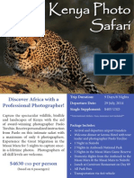 Travel Wild - Kenya Photographic Safari With Paolo Torchio - JulyAugust 2014