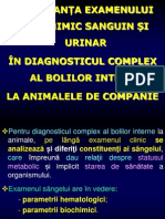  Examen Biochimic Si Urinar in Diag. Bolilor Interne