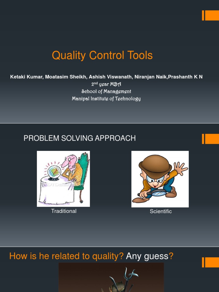 Quality control Tools Infographics Causality