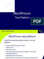 MovilForum Test Platform